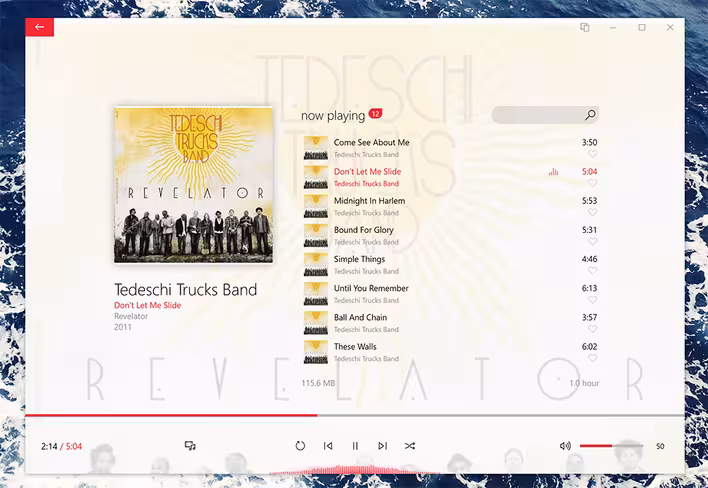 Dopamine features a gorgeous, easy to navigate interface