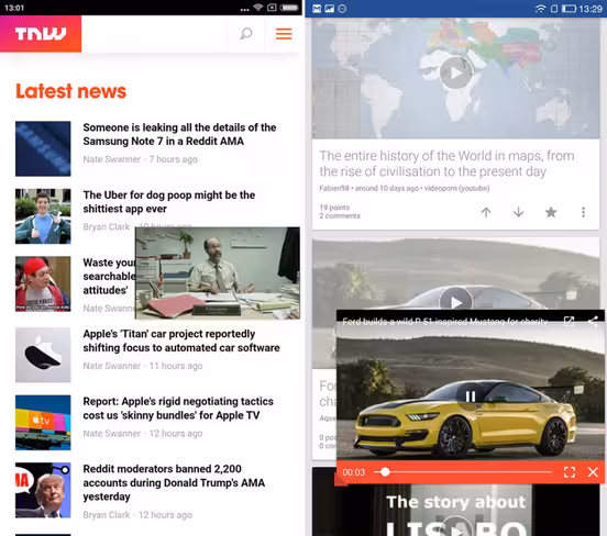 Flytube screenshots