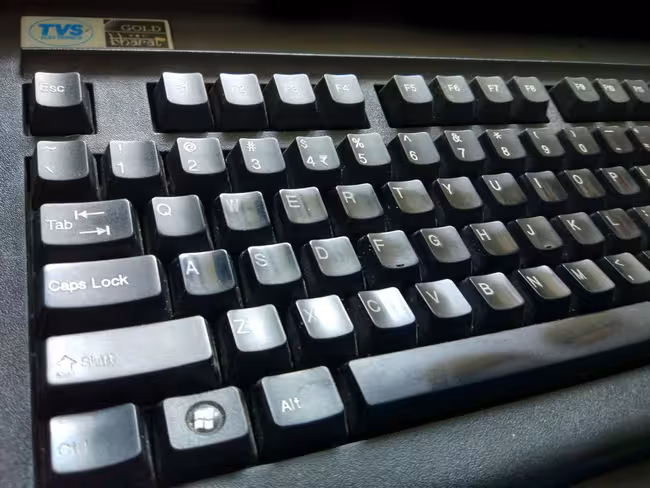 TVS Gold keyboard