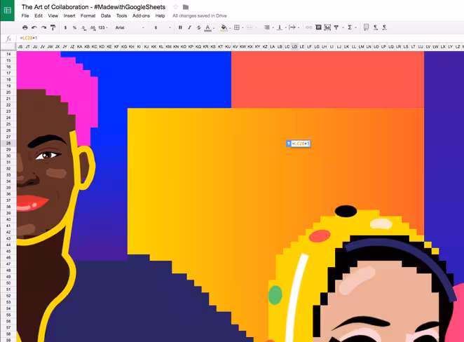 Google Sheets art