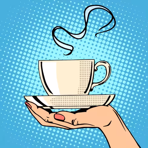 pop art coffee