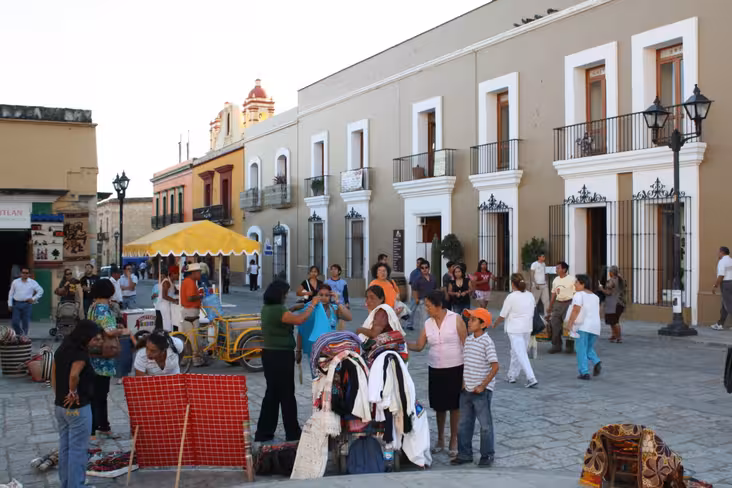 Local street market in Oxaca, Mexico