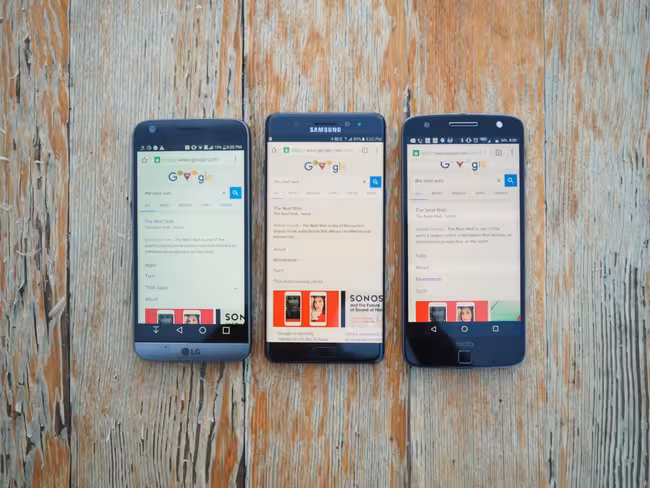 LG G5, Note 7, Moto Z