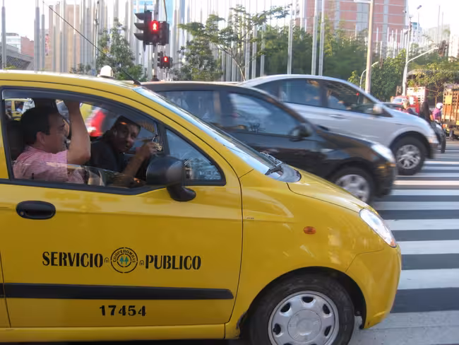 Taxi in Medellin