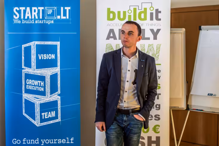 Aleksander Tõnnisson, CEO of Estonia's BuildIt accelerator