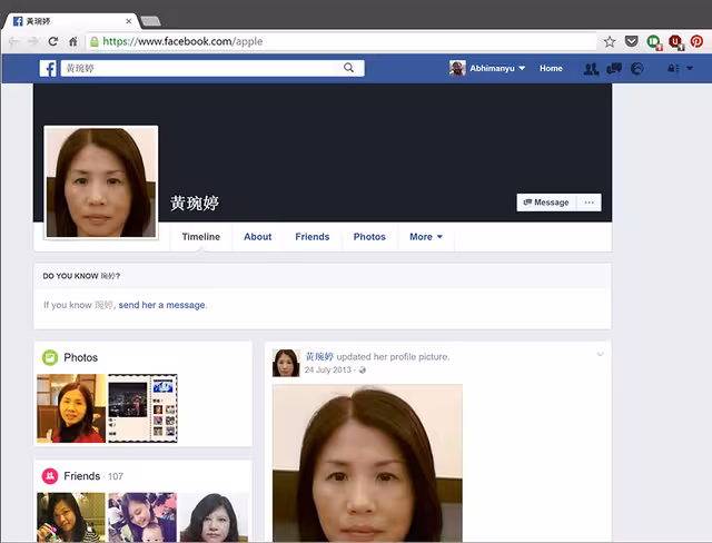 Apple Facebook