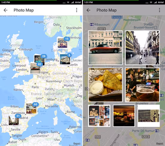 Instagram's Photo Map lets you look up a user's images in various locations around the world