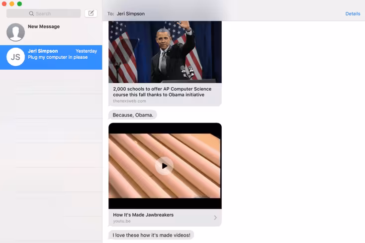 messages