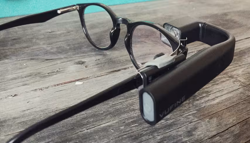 vufine-on-glasses-side-view