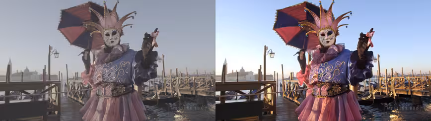 SDR vs HDR simulation
