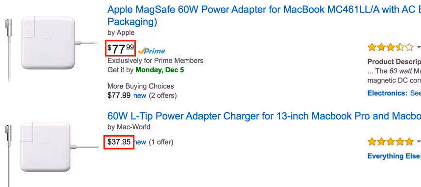 If you didn't know any better, which would you buy?