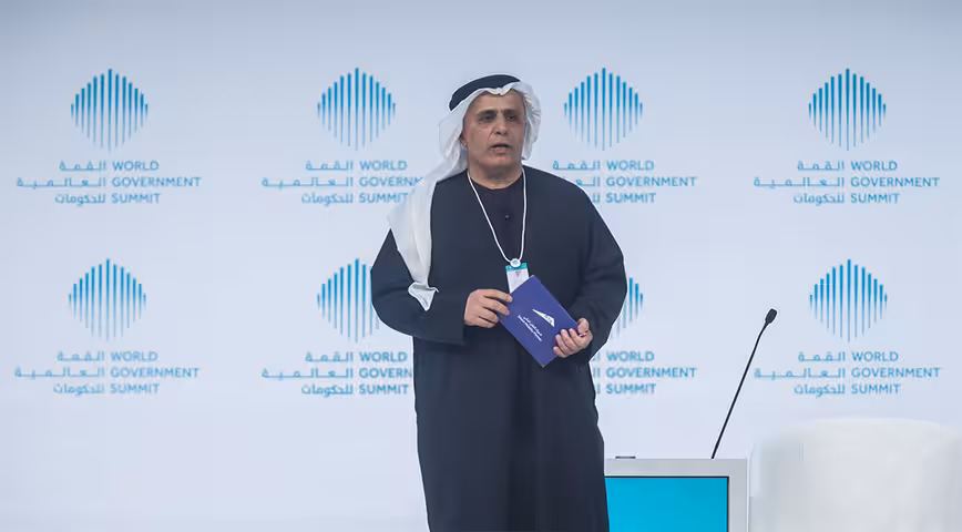 Matter al-Tayer speaking at the World Government Summit 2017