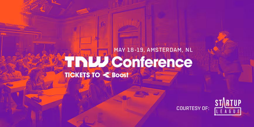 Exhibit at TNW Conference for free – courtesy of Startup League