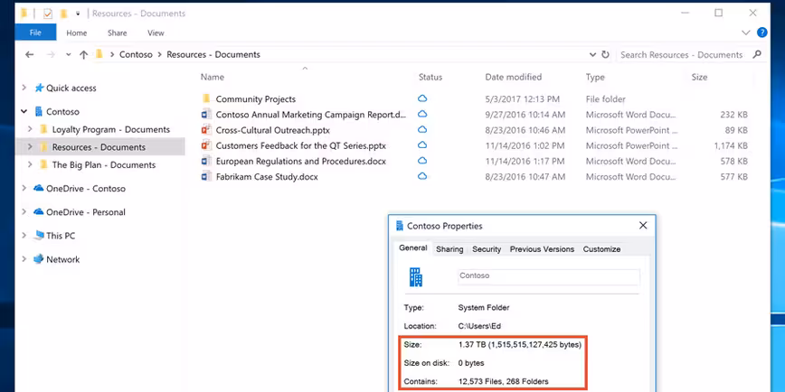 Microsoft OneDrive will beam your files to Windows 10 on demand starting this fall