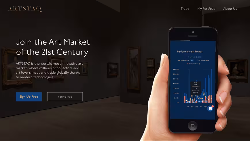 This startup wants to be the NASDAQ of the art world