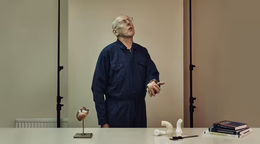 This engineer fixed his own heart with a mesh sleeve