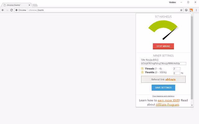 Extensions like Crypto Miner for Chrome will find themselves booted from the Chrome Web Store by the end of June