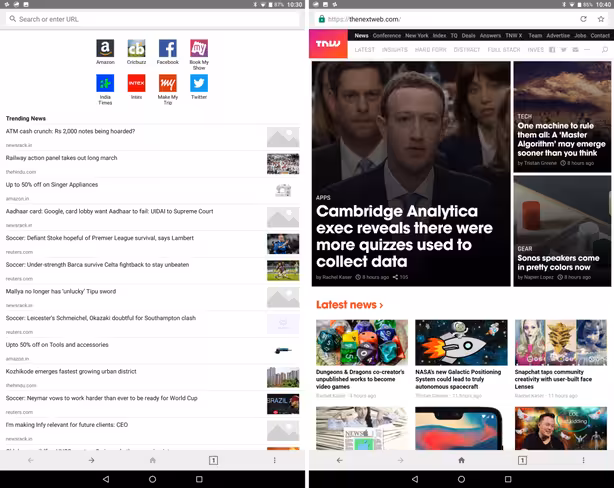 Internet's interface is as basic as they come