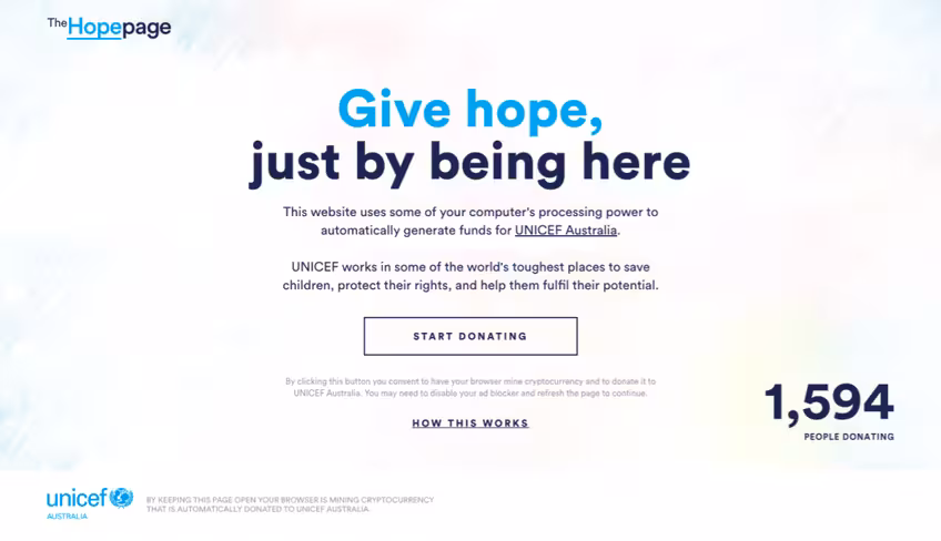 UNICEF wants your CPU power to mine cryptocurrency for children in Bangladesh