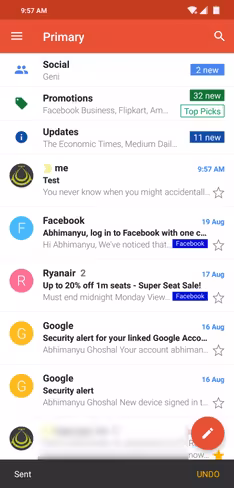 You've got 10 seconds to hit the Undo button to prevent your message from being sent
