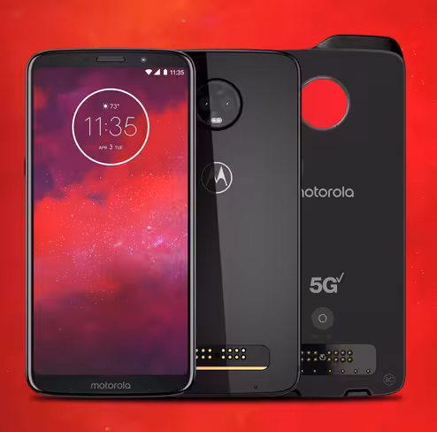 The recently launched Moto Z3 will be the first of the company's Z line to support the upcoming 5G mod with Verizon next year