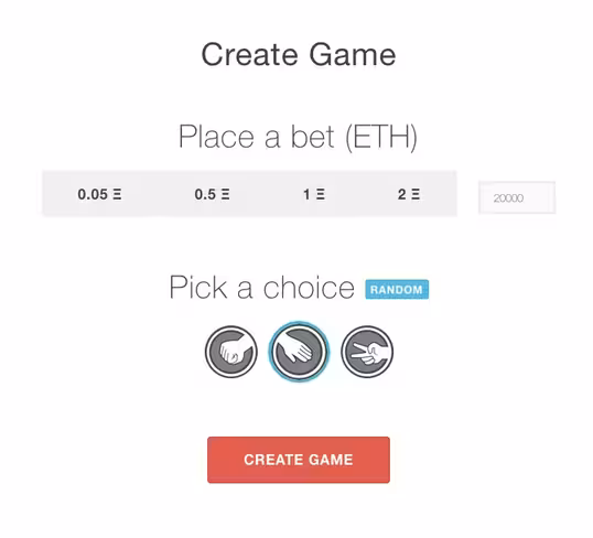 dapp, rock, paper, scissors, metamask, ether, blockchain