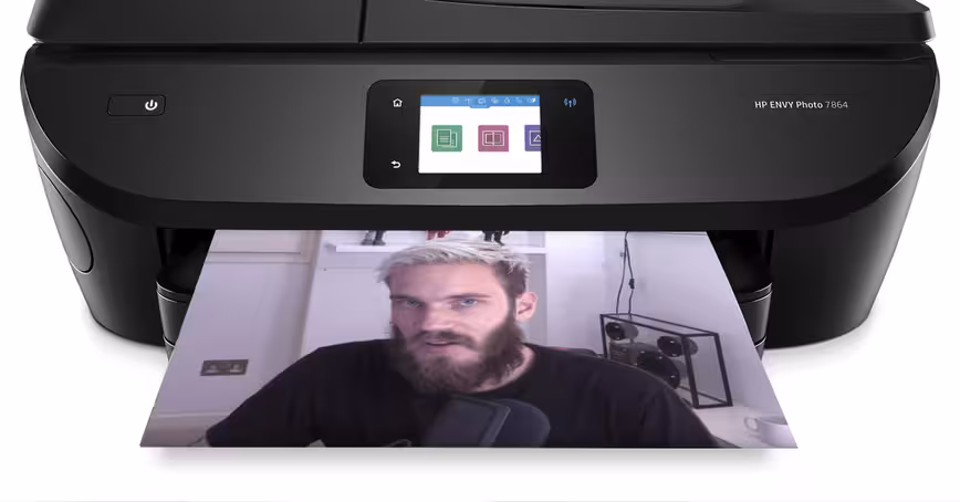 50,000 printers hacked to help PewDiePie keep his YouTube crown