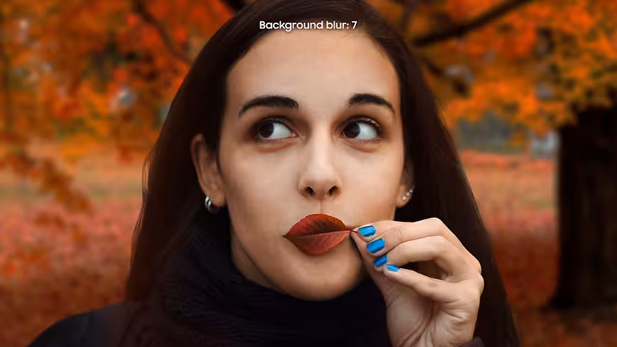 Samsung's modified image shot on a DSLR by photographer Dunja Djudjic; click on it to see the original on EyeEm