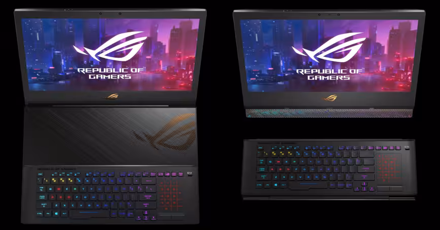 The membrane keyboard is detachable and connects wirelessly to the laptop