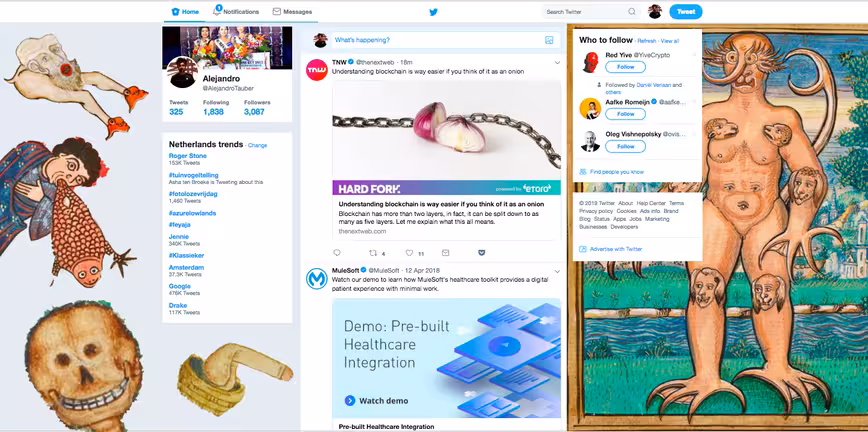 Medieval monster-drawing monks and why it’s ok to hate-follow shitty people on Twitter