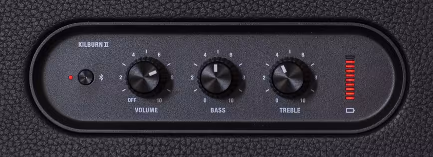 The Kilburn II lets you make minor adjustments to bass and treble