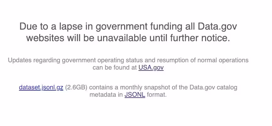 Trump’s government shutdown cut off access to crucial public data