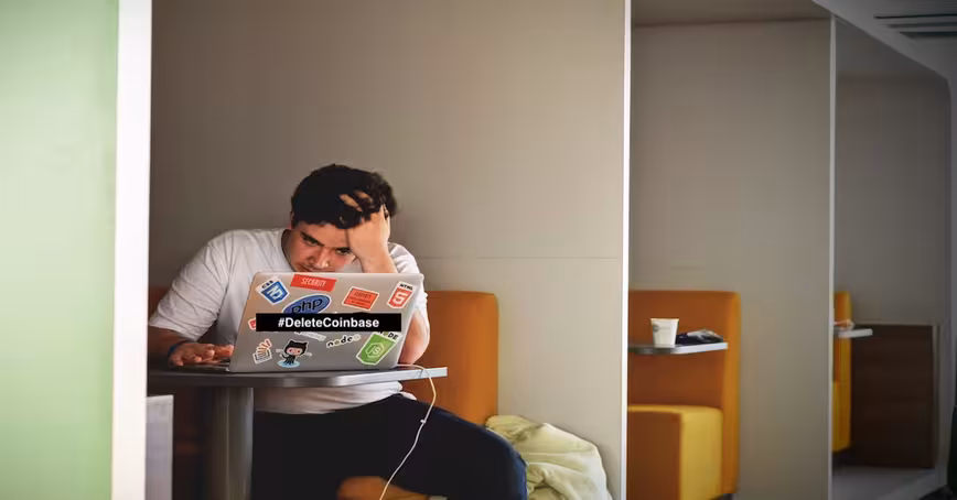 Angry users call for Coinbase boycott with #DeleteCoinbase after contested acquisition