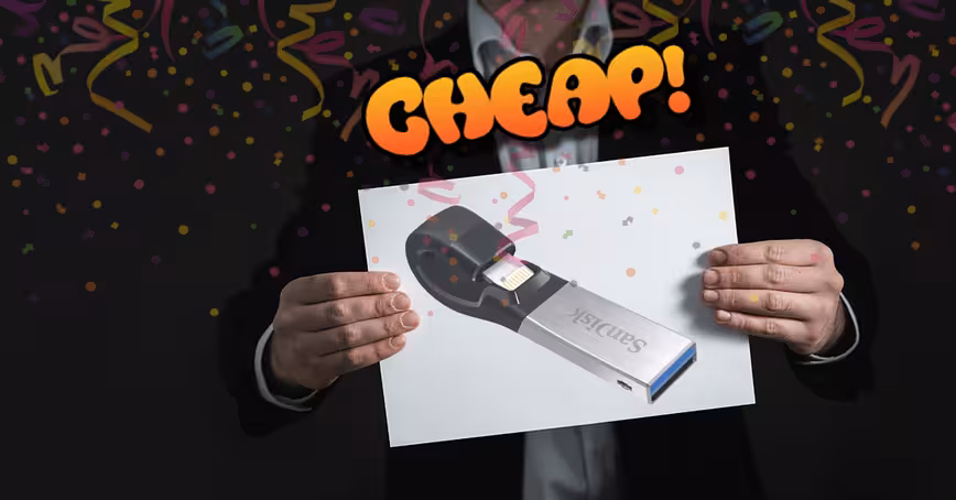 CHEAP: This 256GB (!) iPhone-compatible flash drive is now under $80