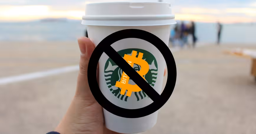 No, Starbucks is not accepting Bitcoin ?