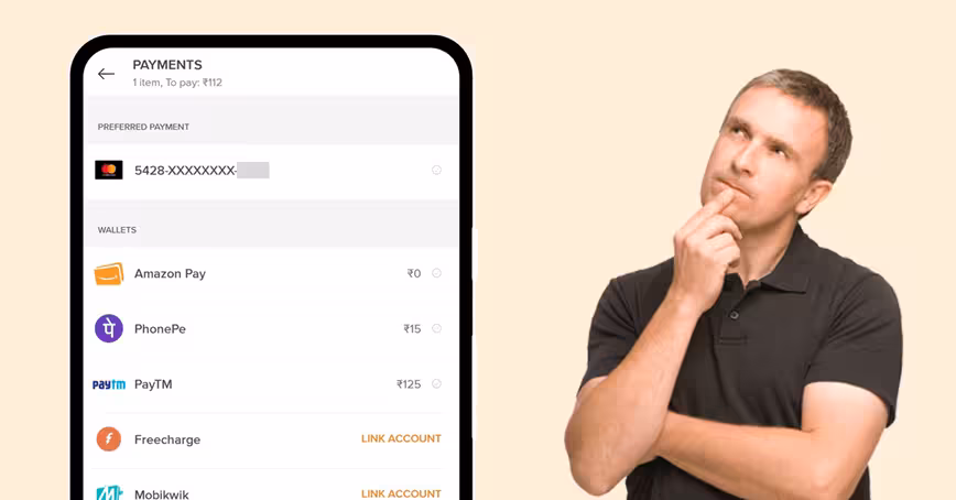 Payment options in apps can be designed better