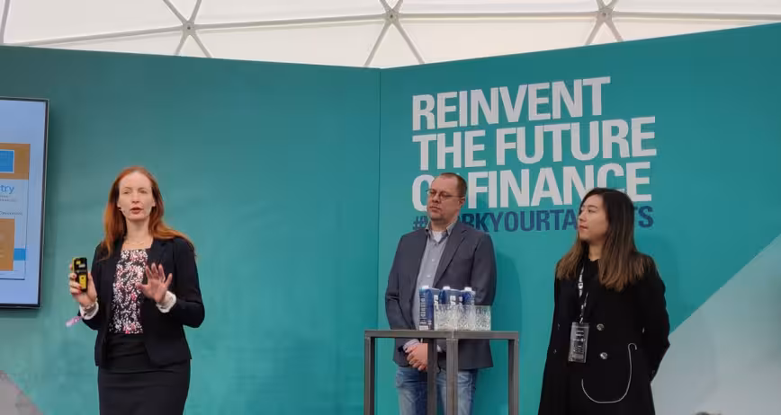 L-R: Jill Coster van Voorhout (UvA), Jeroen Hermens (Netherlands Ministry of Social Affairs and Employment), and Raila Abas (ABN AMRO)