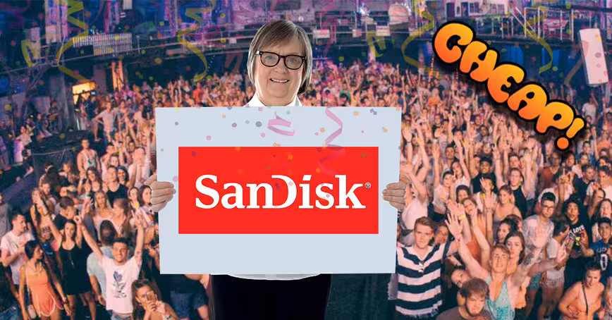 CHEAP: Savor this abundance of succulent SanDisk storage savings