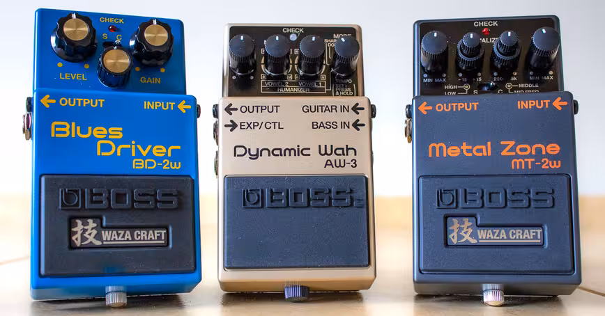 These BOSS pedals make you sound like a guitar god