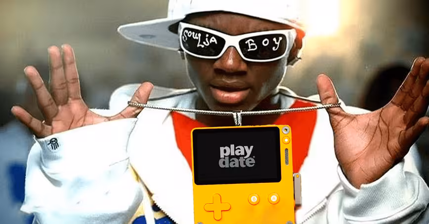 Playdate is a cute lil’ console with a… crank (?) – and I fucking want one