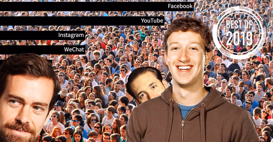 [Best of 2019] The most popular social media networks each year, gloriously animated