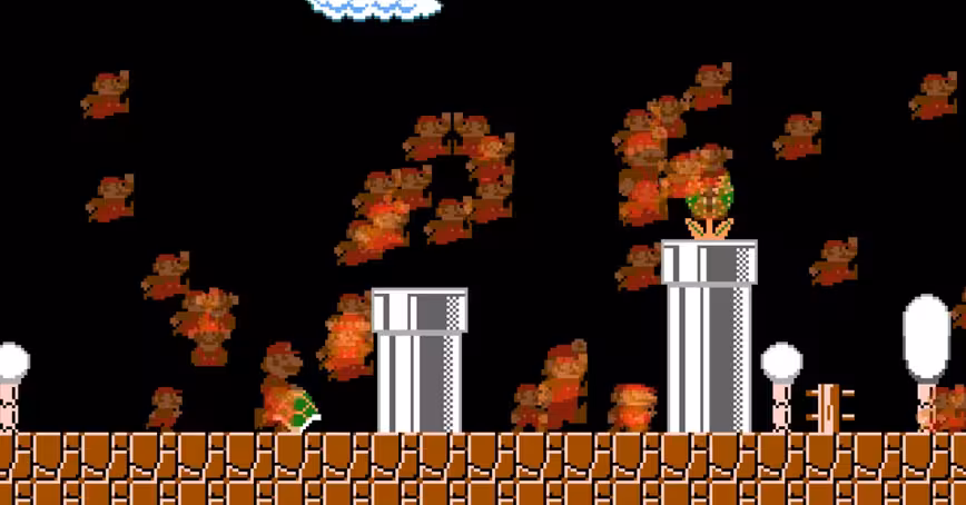 A Super Mario battle royale should not be this addictive