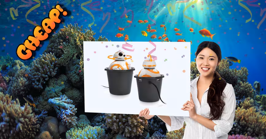 CHEAP: The discount is strong with this BB-8 car charger at just $13.97