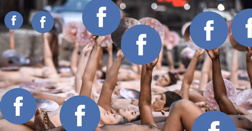 Naked protestors redress Facebook’s prude nudity policy