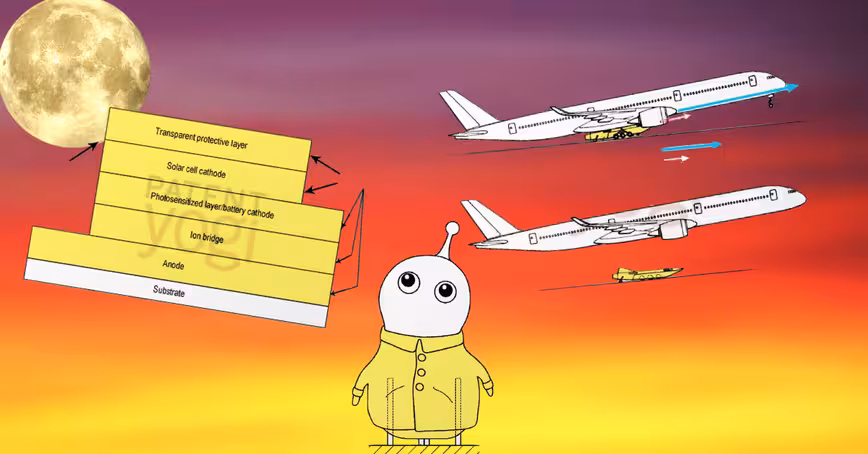 Full moon patents: Futuristic airplane ‘slingshot’ and Google’s painted solar panels