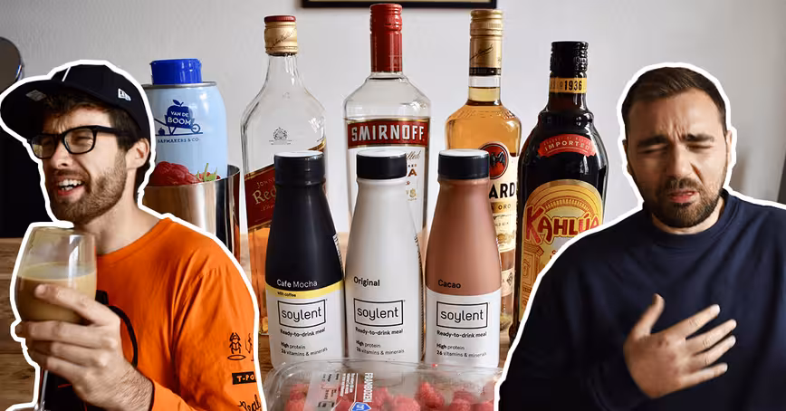 God forgive us, we made cocktails using Soylent