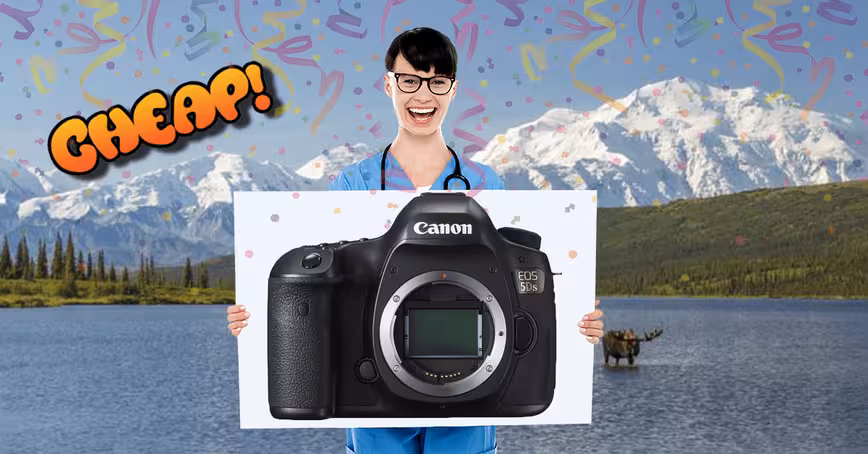CHEAP: Shield thy eyes! Canon’s EOS 5DS DSLR Camera has 64% off