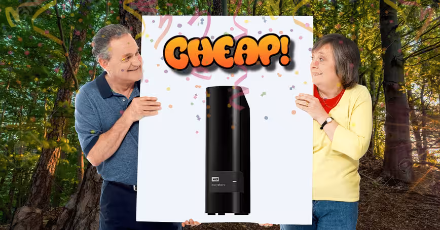 CHEAP: Lord! A WD 10TB external hard drive for $180 is a BLESSING — praise be!