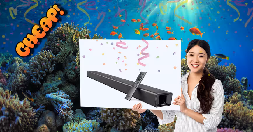 CHEAP: Watch your shitty reality TV on full blast with $42 off Anker’s Soundcore Infini soundbar