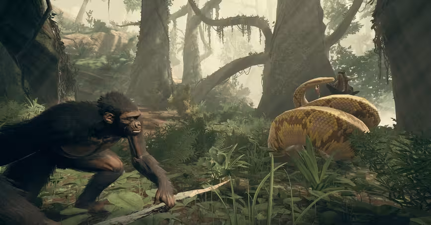 Ancestors is a video game that reveals how the first humans evolved